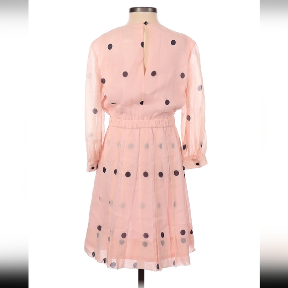 Kate Spade Polka Dotted Mini Dress 100% Silk Size 0 - Picture 5 of 6